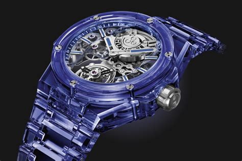 hublot blue screws|Hublot blue tourbillon.